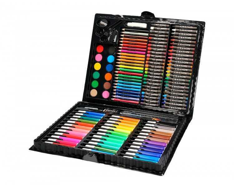 Estuche de pintura liderpapel plastico 150 piezas 36x31x4 cm