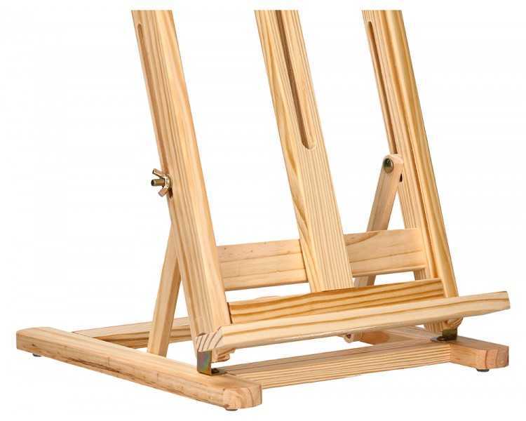 Caballete pintor liderpapel sobremesa madera fsc 80x27,5x30 cm