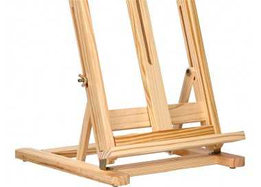 Caballete pintor liderpapel sobremesa madera fsc 80x27,5x30 cm