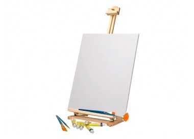 Caballete pintor liderpapel sobremesa madera fsc 80x27,5x30 cm