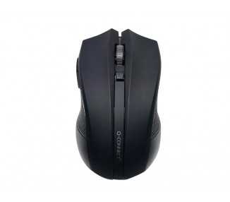 Raton q-connect optico inalambrico 1000 dpi receptor usb 2,4 ghz negro
