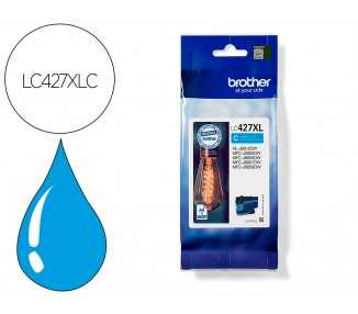 Ink-jet brother lc427xlc mfcj5955dw / 6955dw cian alta capacidad 5000 paginas