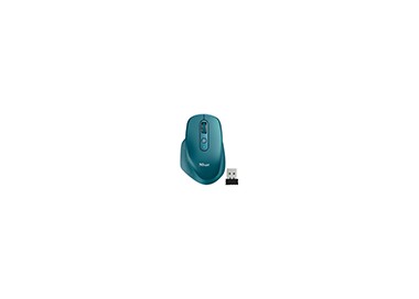 Raton trust ozaa optico inalambrico 2400dpi 6 botones usb 2.0 azul