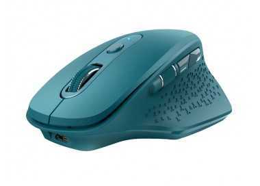Raton trust ozaa optico inalambrico 2400dpi 6 botones usb 2.0 azul