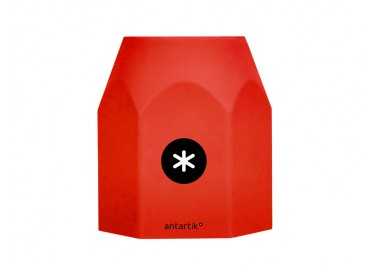 Cubilete portalapices antartik azul mostaza negro y rojo opaco silicona hexagonal 95x85x75 mm