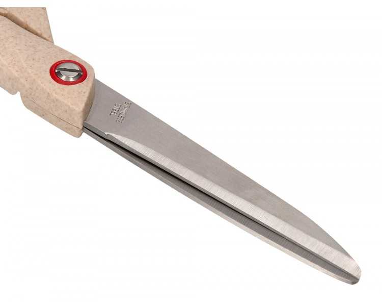 Tijera oficina liderpapel acero inoxidable mango eco material 8/' 21,5 cm en blister