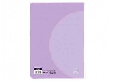 Libreta liderpapel 360 tapa de plastico a5 48 hojas 90g/m2 horizontal con doble margen colores pastel Libreta liderpapel 360 tapa de plastico a5 48 hojas 90g/m2 horizontal con doble margen colores pastel