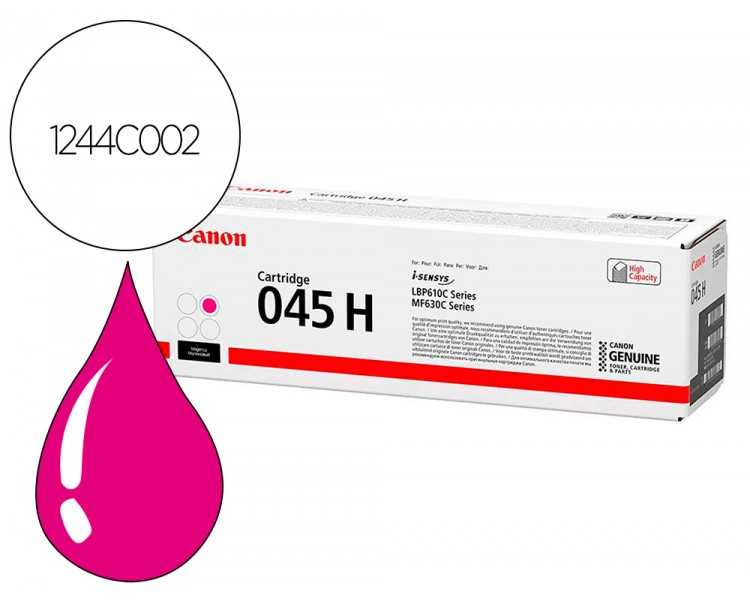 Toner canon 045 h i-sensys lbp611 / lbp613 magenta 2200 paginas