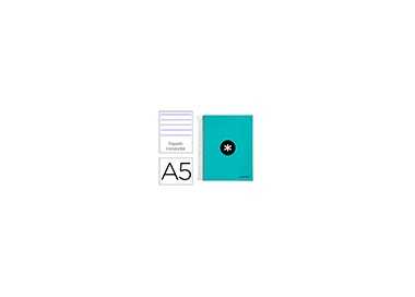 Cuaderno espiral a5 micro antartik tapa forrada120h 100 gr horizontal 5 banda6 taladros color menta Cuaderno espiral a5 micro antartik tapa forrada120h 100 gr horizontal 5 banda6 taladros color menta