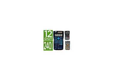Calculadora liderpapel cientif ica xf35 240 funciones con tapa solar y pilas expositor de 10 unidades colores surtidos