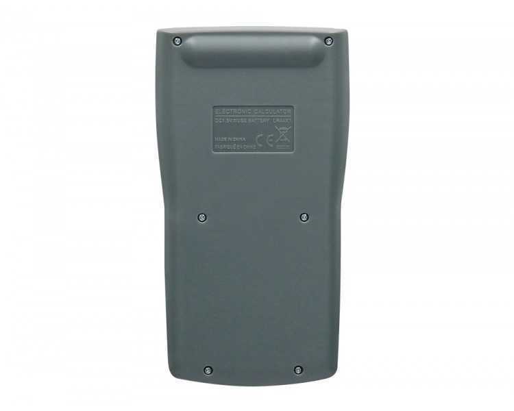Calculadora liderpapel cientifica xf34 12 digitos 240 funciones con tapa solar y pilas color gris 156x85x20