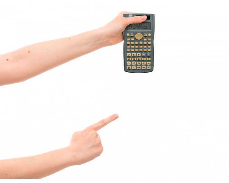 Calculadora liderpapel cientifica xf34 12 digitos 240 funciones con tapa solar y pilas color gris 156x85x20