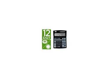 Calculadora liderpapel sobremesa xf29 12 digitos solar y pilas color negro 190x140x30 mm Calculadora liderpapel sobremesa xf29 12 digitos solar y pilas color negro 190x140x30 mm
