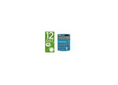 Calculadora liderpapel sobreme sa xf28 12 digitos dos lineas coste venta margen y tasas solar y pilas azul 155x115x25 mm Calculadora liderpapel sobreme sa xf28 12 digitos dos lineas coste venta margen y tasas solar y pilas azul 155x115x25 mm