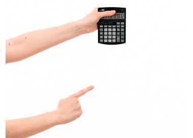 Calculadora liderpapel sobremesa xf27 12 digitos tasas solar y pilas color negro 155x115x25 mm