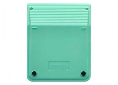 Calculadora liderpapel sobremesa xf24 10 digitos solar y pilas color verde 127x105x24 mm
