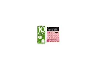 Calculadora liderpapel sobremesa xf23 10 digitos solar y pilas color rosa 127x105x24 mm Calculadora liderpapel sobremesa xf23 10 digitos solar y pilas color rosa 127x105x24 mm