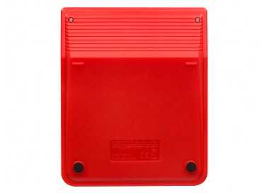 Calculadora liderpapel sobremesa xf22 10 digitos solar y pilas color rojo 127x105x24 mm