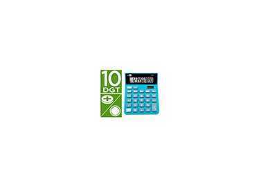 Calculadora liderpapel sobremesa xf21 10 digitos solar y pilas color azul 127x105x24 mm Calculadora liderpapel sobremesa xf21 10 digitos solar y pilas color azul 127x105x24 mm