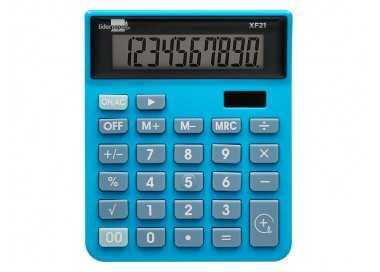 Calculadora liderpapel sobremesa xf21 10 digitos solar y pilas color azul 127x105x24 mm Calculadora liderpapel sobremesa xf21 10 digitos solar y pilas color azul 127x105x24 mm