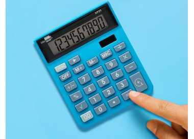 Calculadora liderpapel sobremesa xf21 10 digitos solar y pilas color azul 127x105x24 mm Calculadora liderpapel sobremesa xf21 10 digitos solar y pilas color azul 127x105x24 mm