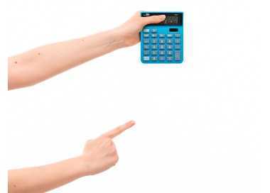 Calculadora liderpapel sobremesa xf21 10 digitos solar y pilas color azul 127x105x24 mm Calculadora liderpapel sobremesa xf21 10 digitos solar y pilas color azul 127x105x24 mm