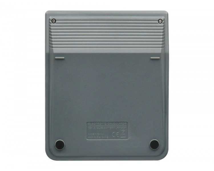 Calculadora liderpapel sobremesa xf18 8 digitos solar y pilas color gris 127x105x24 mm
