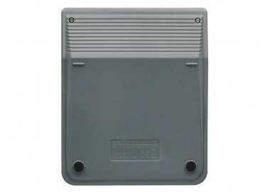 Calculadora liderpapel sobremesa xf18 8 digitos solar y pilas color gris 127x105x24 mm