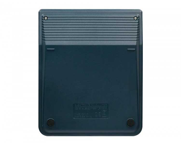 Calculadora liderpapel sobremesa xf17 8 digitos solar y pilas color azul 127x105x24 mm