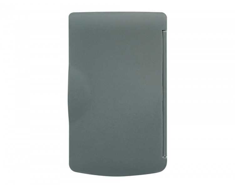 Calculadora liderpapel bolsillo xf15 10 digitos con tapa solar y pilas color gris 123x75x12 mm