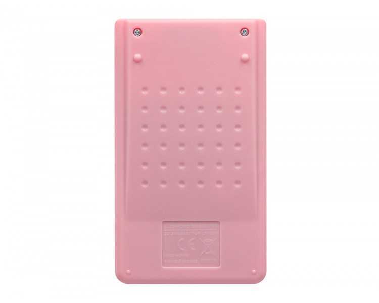 Calculadora liderpapel bolsillo xf12 8 digitos solar y pilas color rosa 115x65x8 mm