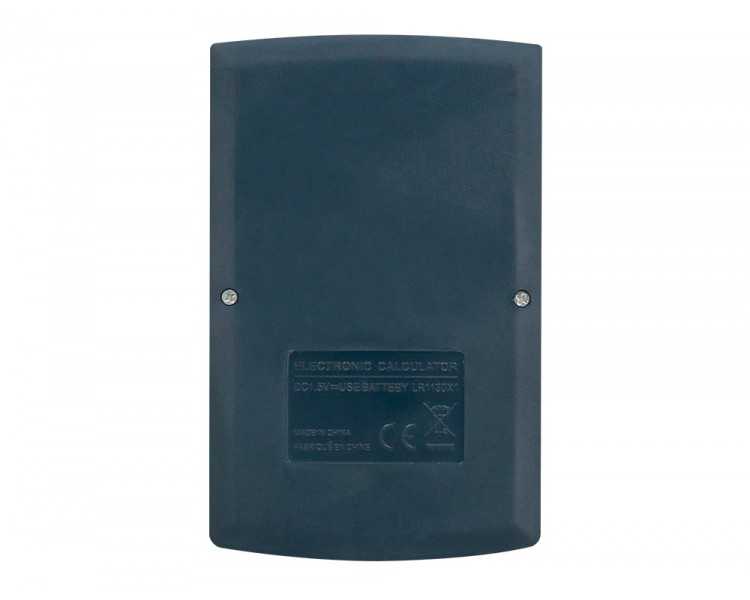 Calculadora liderpapel bolsillo xf06 8 digitos solar y pilas color azul 98x62x8 mm