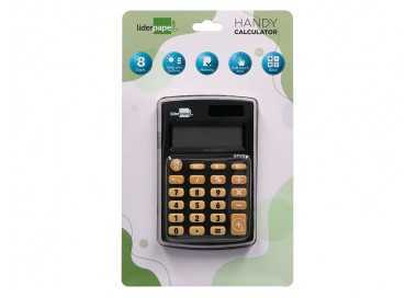 Calculadora liderpapel bolsillo xf05 8 digitos solar y pilas color negro 98x62x8 mm Calculadora liderpapel bolsillo xf05 8 digitos solar y pilas color negro 98x62x8 mm