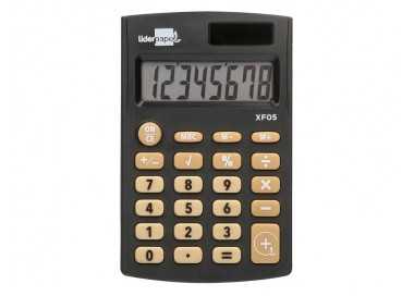 Calculadora liderpapel bolsillo xf05 8 digitos solar y pilas color negro 98x62x8 mm Calculadora liderpapel bolsillo xf05 8 digitos solar y pilas color negro 98x62x8 mm