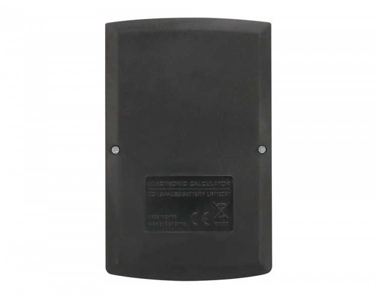 Calculadora liderpapel bolsillo xf05 8 digitos solar y pilas color negro 98x62x8 mm