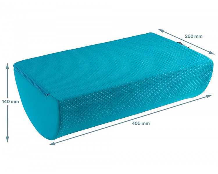 Reposapies de escritorio leitz active ergo cosy color azul