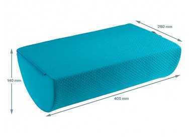 Reposapies de escritorio leitz active ergo cosy color azul