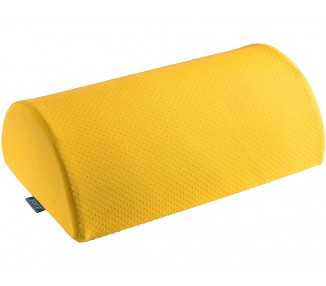 Reposapies de escritorio leitz active ergo cosy color amarillo 260x140x405 mm