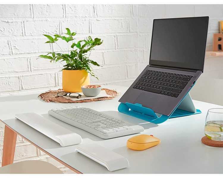 Reposamuñecas leitz ergo cosy para raton ajustable color gris