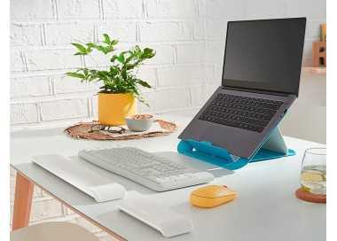 Reposamuñecas leitz ergo cosy para raton ajustable color gris