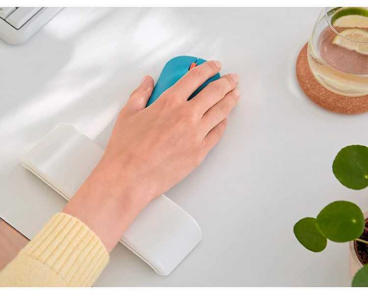 Reposamuñecas leitz ergo cosy para raton ajustable color gris