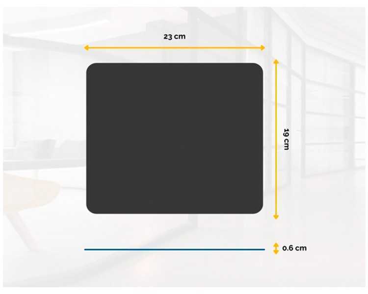 Alfombrilla para raton fellowes estandar reciclada 50% color negro