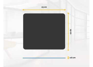 Alfombrilla para raton fellowes estandar reciclada 50% color negro Alfombrilla para raton fellowes estandar reciclada 50% color negro