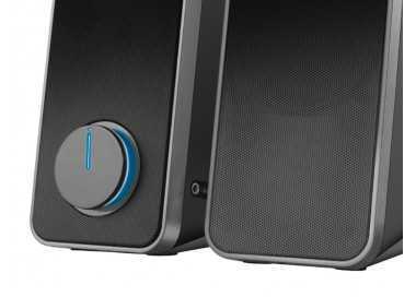 Altavoces trust arys 2.0 potencia maxima 28w control de volumen y conexion auriculares usb color negro