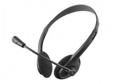 Auricular trust primo chat headset para pc y laptop longitud cable 1,8 m con microfono conexion jack 3.5 Auricular trust primo chat headset para pc y laptop longitud cable 1,8 m con microfono conexion jack 3.5