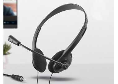 Auricular trust primo chat headset para pc y laptop longitud cable 1,8 m con microfono conexion jack 3.5 Auricular trust primo chat headset para pc y laptop longitud cable 1,8 m con microfono conexion jack 3.5