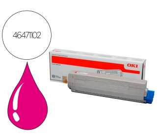 Toner oki laser 46471102 c823dn magenta 7000 paginas