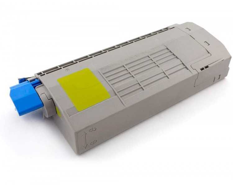 Toner oki laser 46443101 c833 / c843 amarillo 10000 paginas