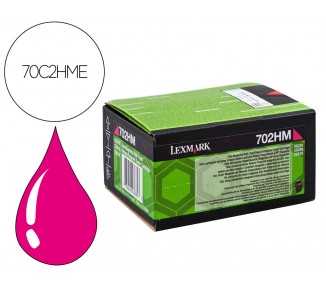 Toner lexmark laser 702hme cs310dn / cs410 dn magenta 3000 paginas