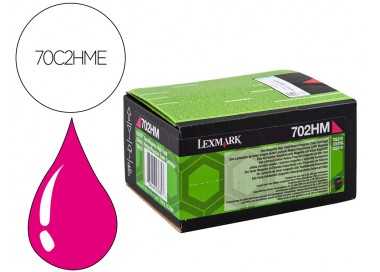 Toner lexmark laser 702hme cs310dn / cs410 dn magenta 3000 paginas